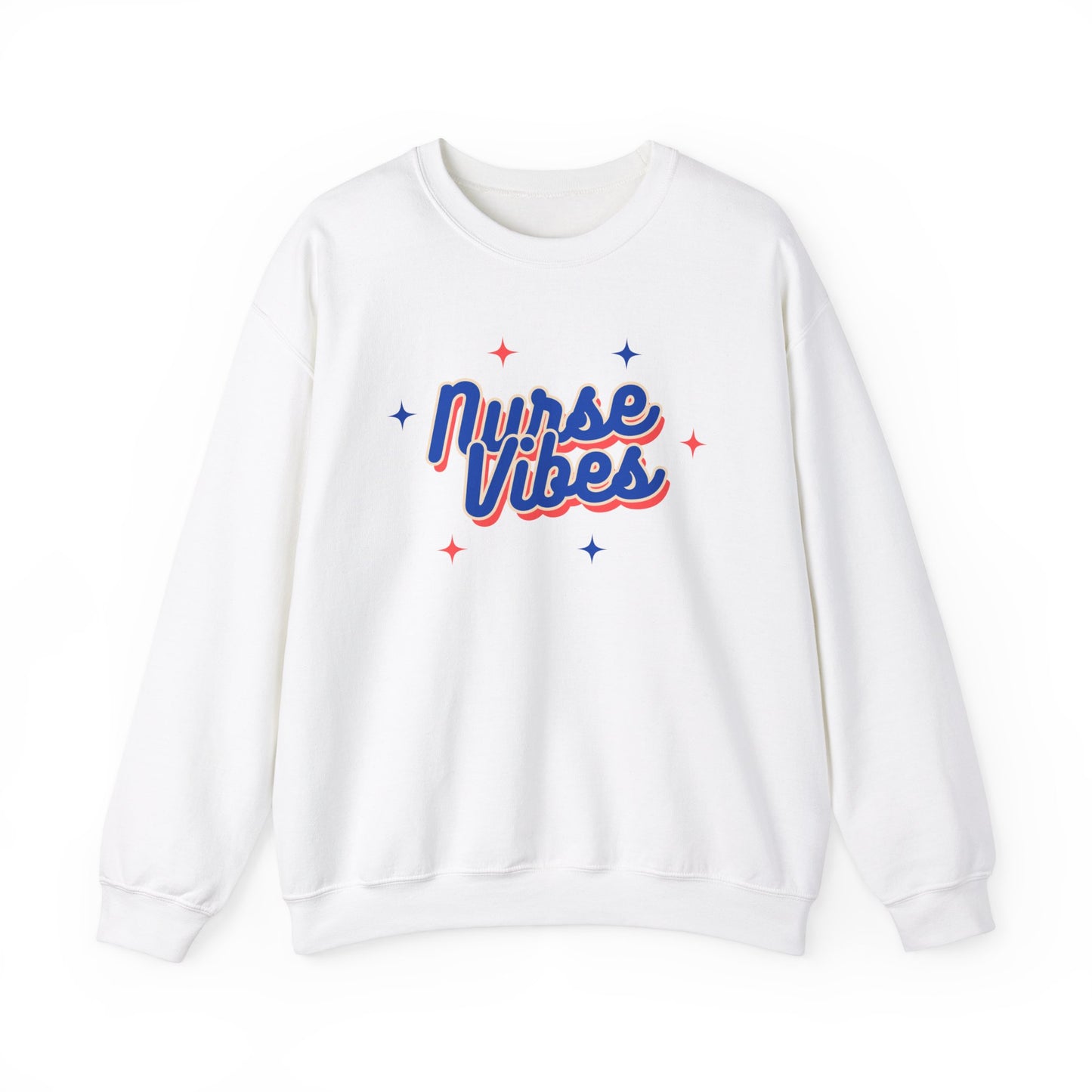 Nurse Vibes Sweatshirt with Script Writing