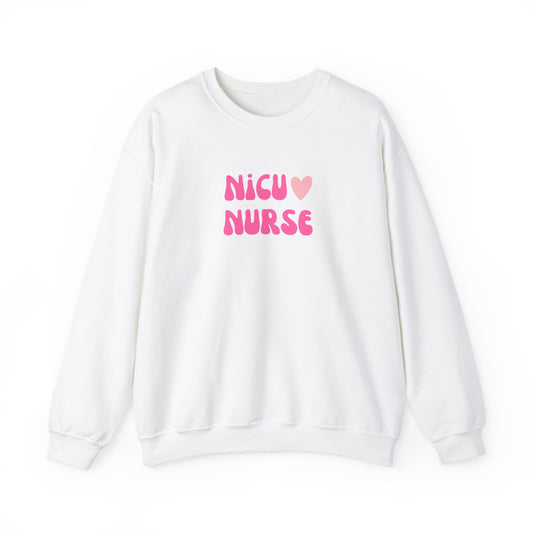 NICU Nurse Sweatshirt with Heart