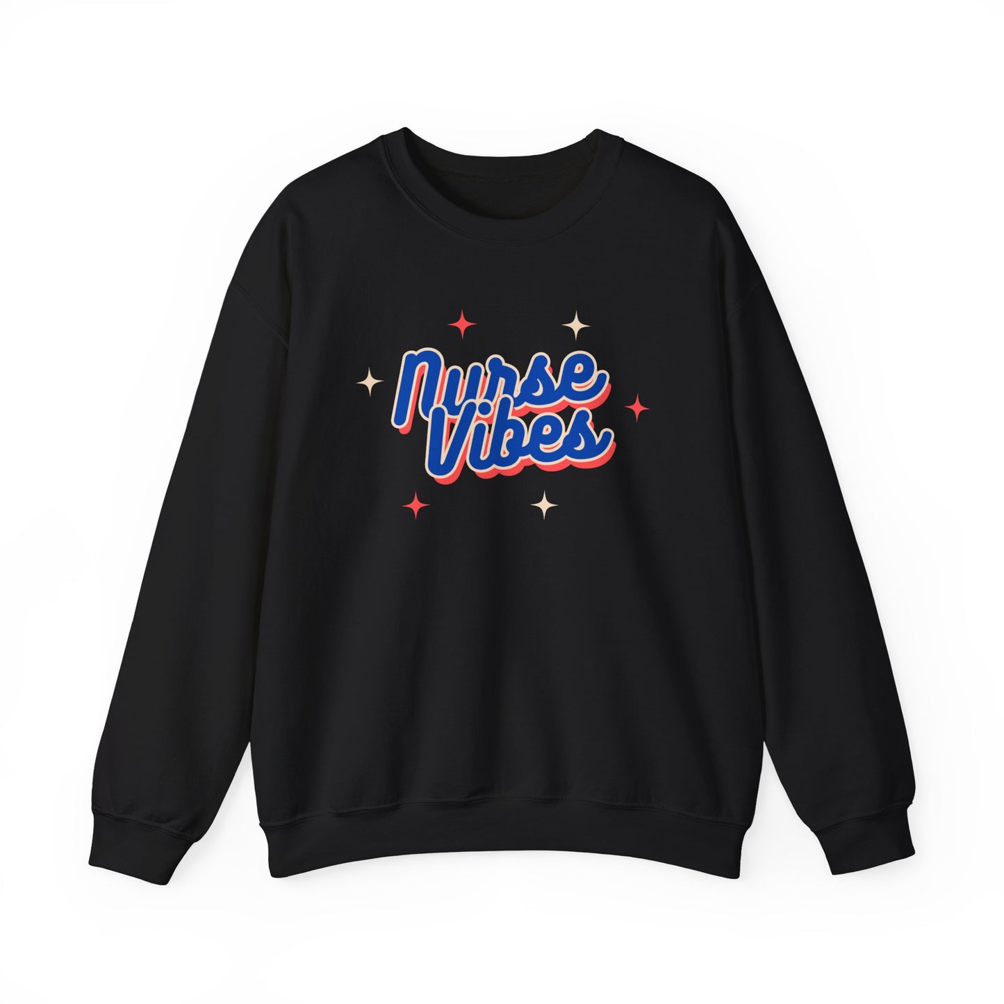 Nurse Vibes Sweatshirt with Script Writing