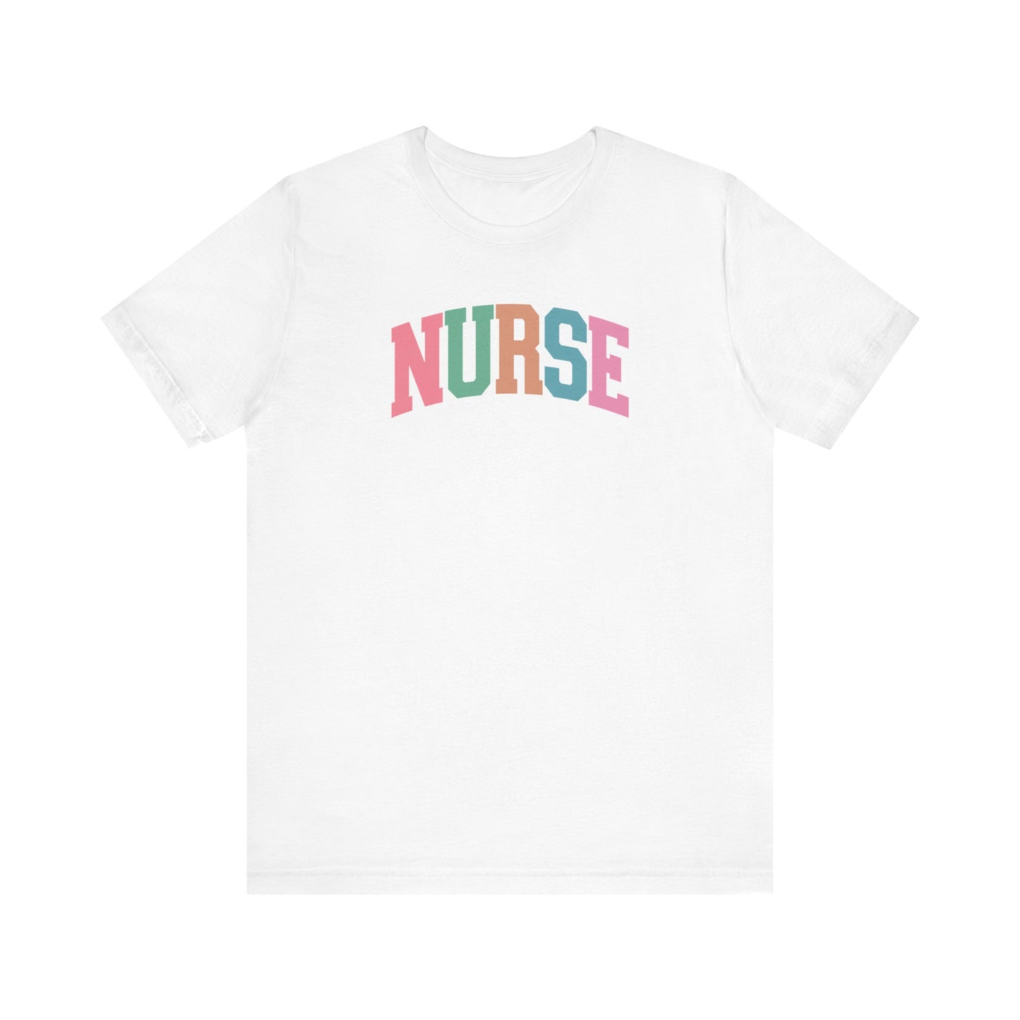 Nurse Arched Blocked Letters T-shirt