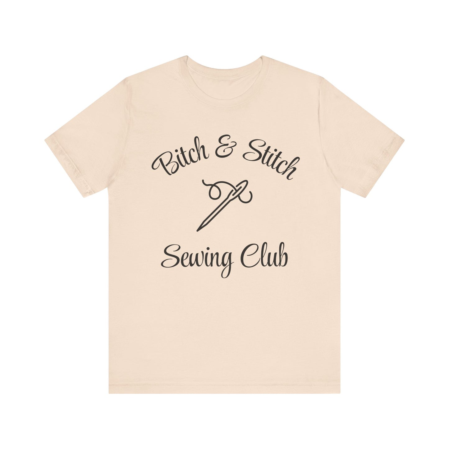 Bitch & Stitch Sewing Club T-Shirt – Funny Sewing Shirt with Sewing Tools