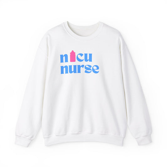 NICU Nurse Sweatshirt with Bottle