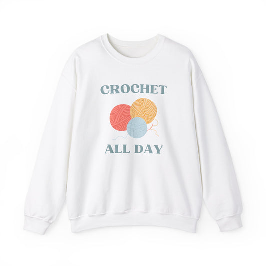 Crochet All Day Sweatshirt