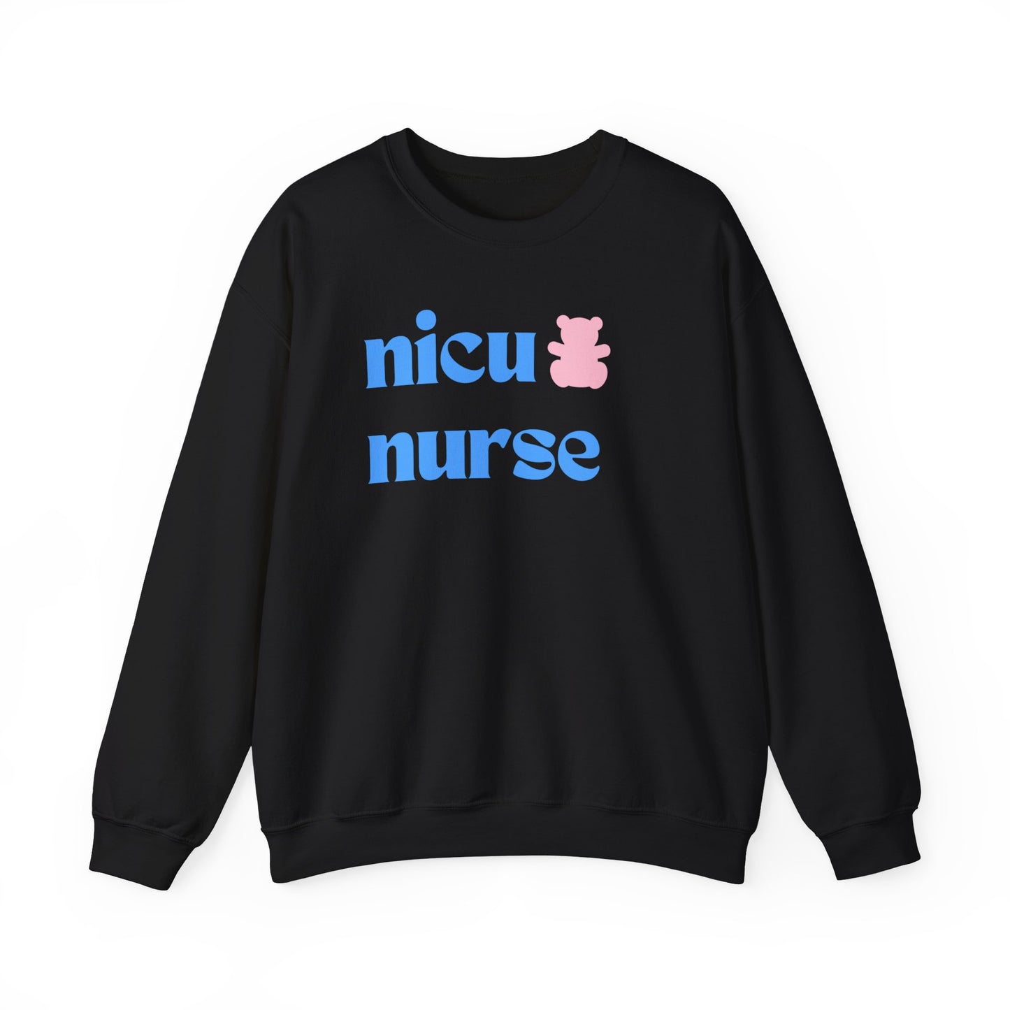 NICU Nurse Sweatshirt with Teddy Bear