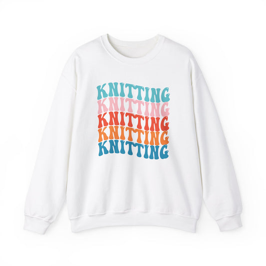 Knitting, Knitting, Knitting, Knitting Sweatshirt