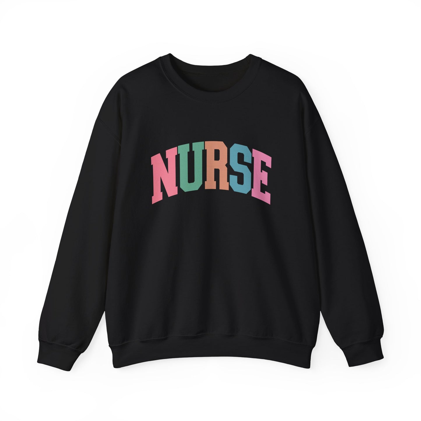 Nurse Arched Block Letters Sweatshirt