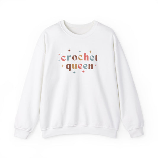 Crochet Queen Sweatshirt