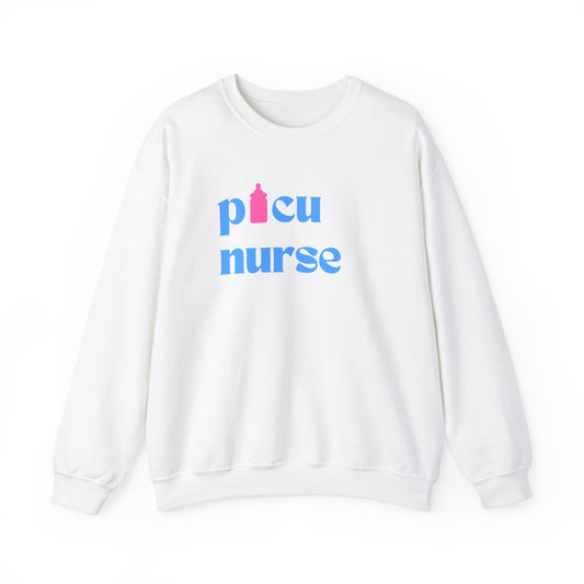 PICU Nurse Sweatshirt with Bottle